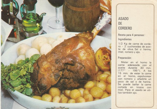 Vintage spanish recipe - vintage,