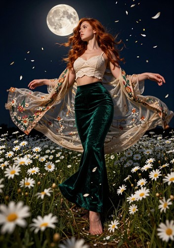 Sexy red head bohemian - sexy, woman