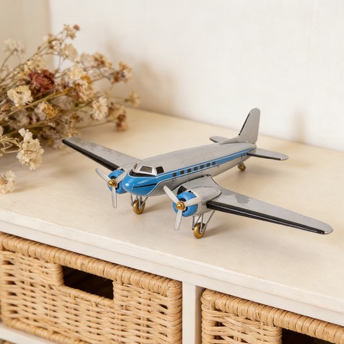 Vintage airplane model - dc-3,