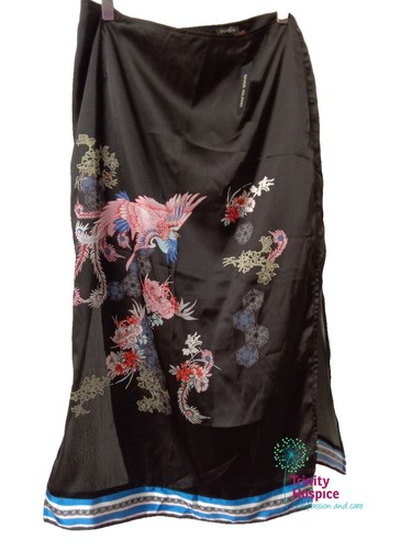 River island satin - floral, midi