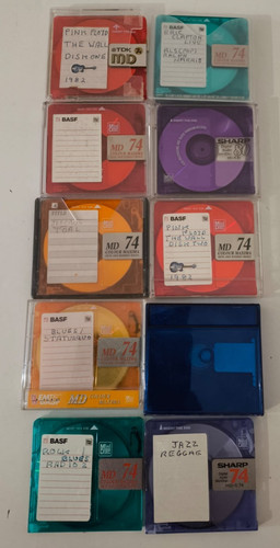 Mini discs mixed brands - x,