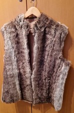Real Fur & Suede Gilet Ladies