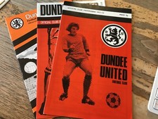 DUNDEE UNITED HOME programmes
