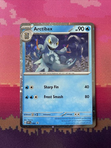 Pokemon card arctibax - card,