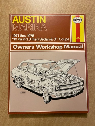 Haynes austin marina 1971 - austin, 1971-1975