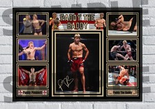 Paddy the Baddy UFC MMA memorabilia/collectable/gift A4/A3 signed #310