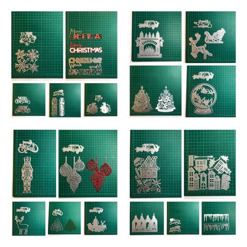 Christmas die sets snowmen - die,