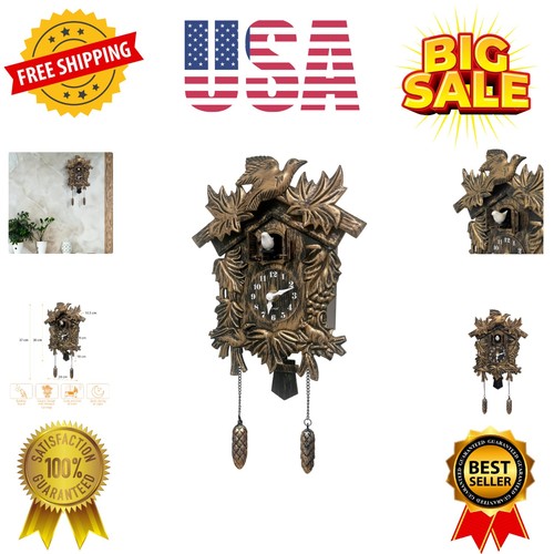 Chiming cookoo clock brown - cookoo,