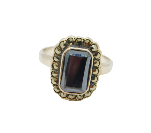 Sterling silver haematite - silver,