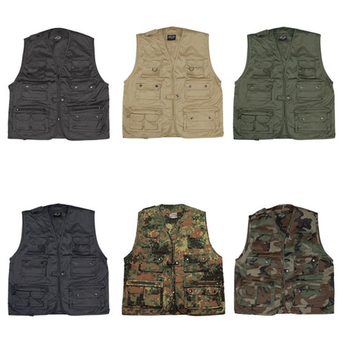 Multi pocket fishing vest - multi-pocket,