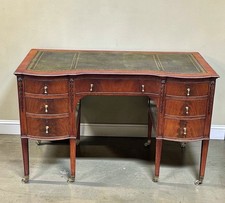 Antique Mahogany Kneehole Desk