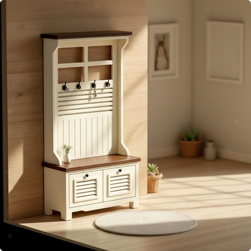 Dollhouse entry cabinet - dollhouse,