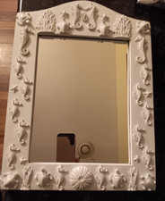 Underwater Sea Life Mirror, Seahorses, turtles, coral, starfish - All resin