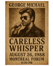 George Michael Poster/Fan Art Wall Decor - Premium prints - Gift Decor