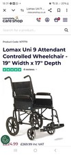 Lomax Folding Wheelchair With
