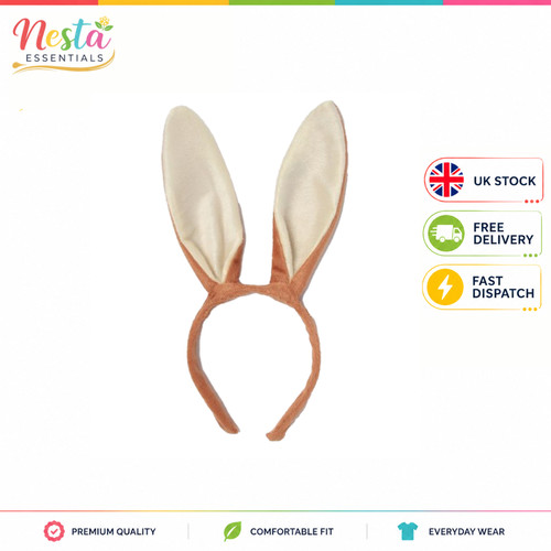 Brown fabric bunny - brown, rabbit