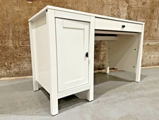 White ikea hemnes desk - white,