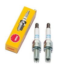 Spark plug set NGK 2x MAR9A-J resistor 19mm long thread Ø 10mm, 6869