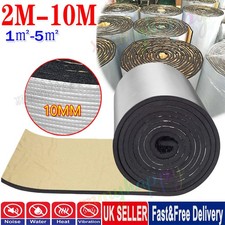 10m Camper Van Insulation Thermal Thermo Liner 10mm Foil Foam Sound Deadening 5㎡