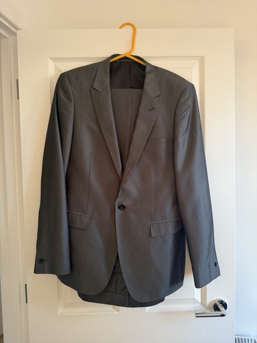 Grey slim fit piece suit - slim,