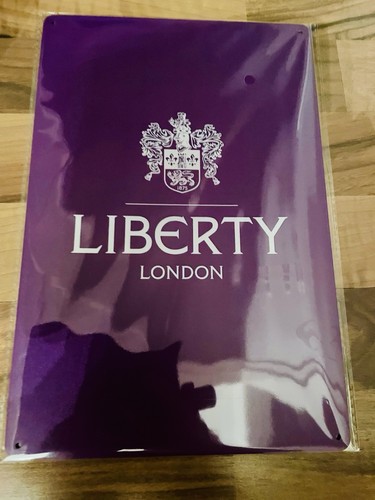 Liberty metal sign new - a4,