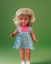 Vintage 1960s / 1970s MIE Blonde Doll. Original Outfit . 20” Tall .