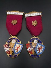 2x Old Vintage RMBI Steward