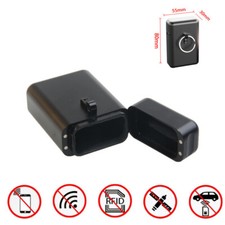 Car Key Fob Signal Blocker Box Faraday Keyless Entry Pouch Guard RFID Bag Black