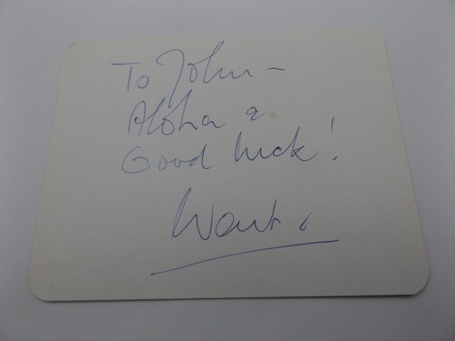 5 card signed - card, by
