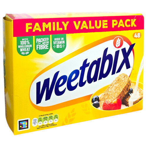 Weetabix wheat cereal - wheat, 48