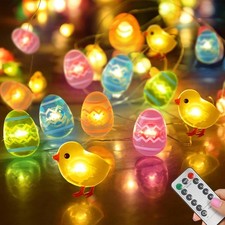 50 LED Egg Easter Lights for