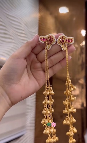 Dangler earring kashmiri - earring,