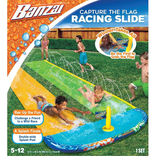 Capture the flag racing water - the,