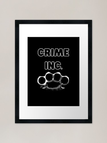 Crime inc brass - inc, logo
