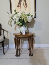 Walnut nest tables - walnut, of