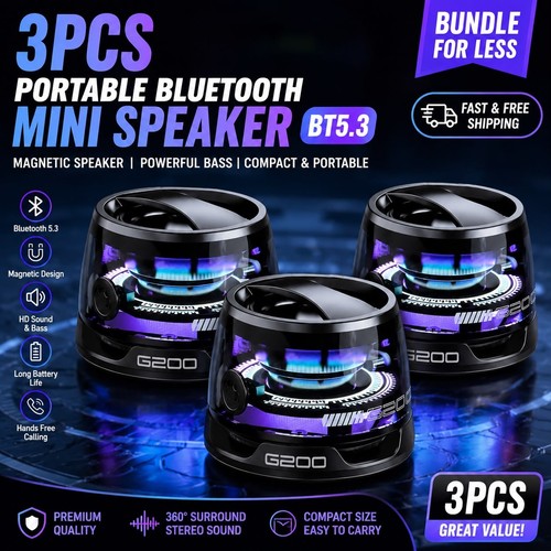3pcs portable bluetooth - 3pcs,