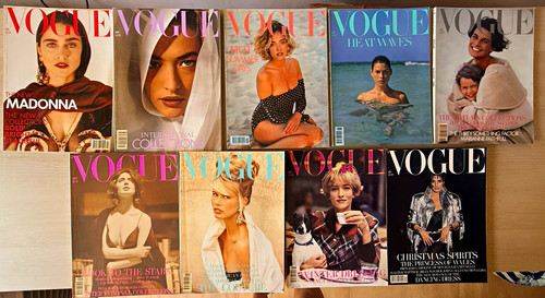 Vintage vogue magazine 1989 - vogue, uk