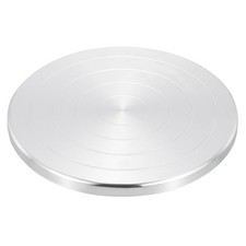 Turntable Sculpting Wheel, 8" Dia Pottery Clay Rotation Turn Table Double Sided