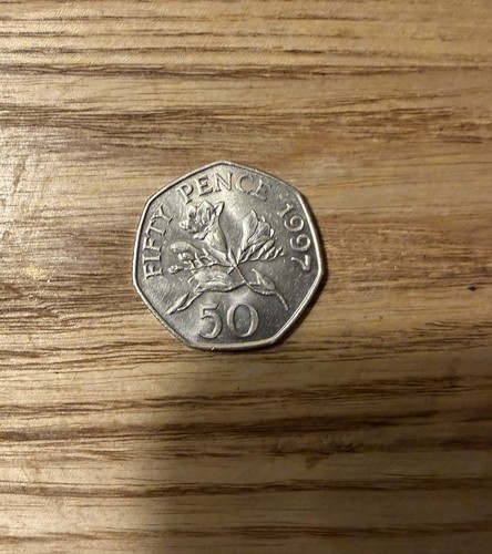 1997 bailiwick guernsey 50p - 1997, of