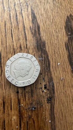 Undated 20pence coin - undated,