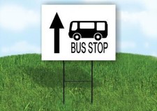 BUS STOP WITH BUS STRAIGHT
