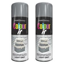 2X Light Grey Gloss Spray