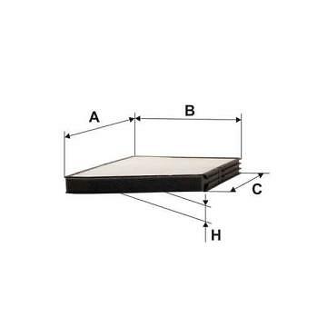 Filter interior air - filter.,