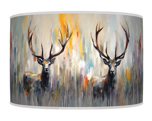 Deer stag lampshade pendant - lampshade,