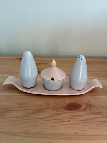 Poole pottery twintone pink
