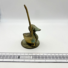 Vintage Solid Brass Duck