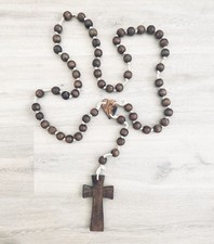 Large wooden rosary - large,
