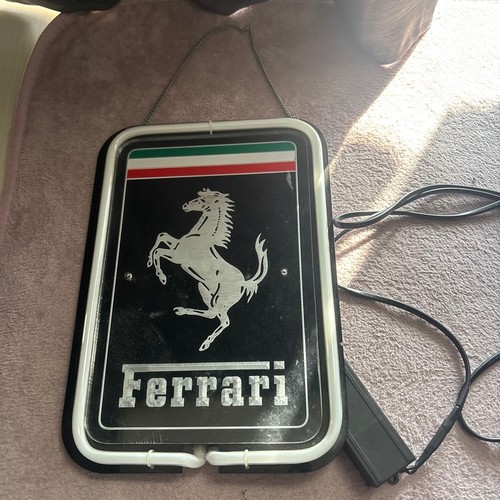 Ferrari neon sign