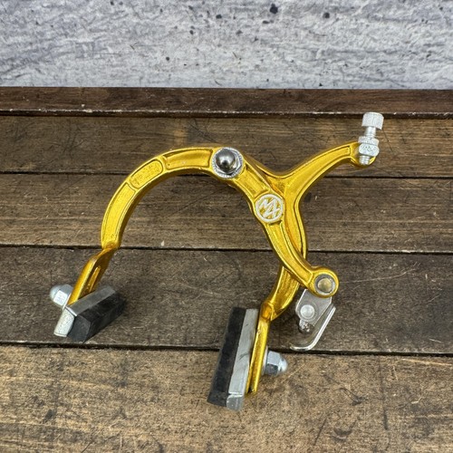 Vintage gold bmx caliper brake - caliper,