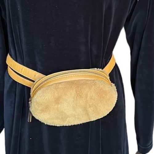 Top shop round faux fur - top,